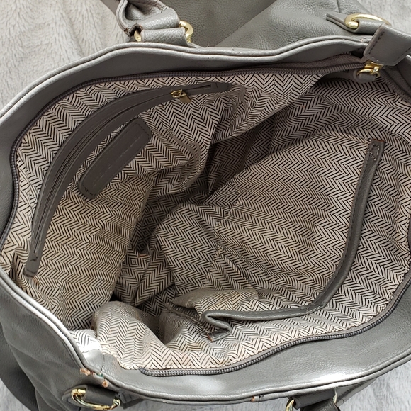 Steve Madden Gray Leather Purse - Picture 7 of 8